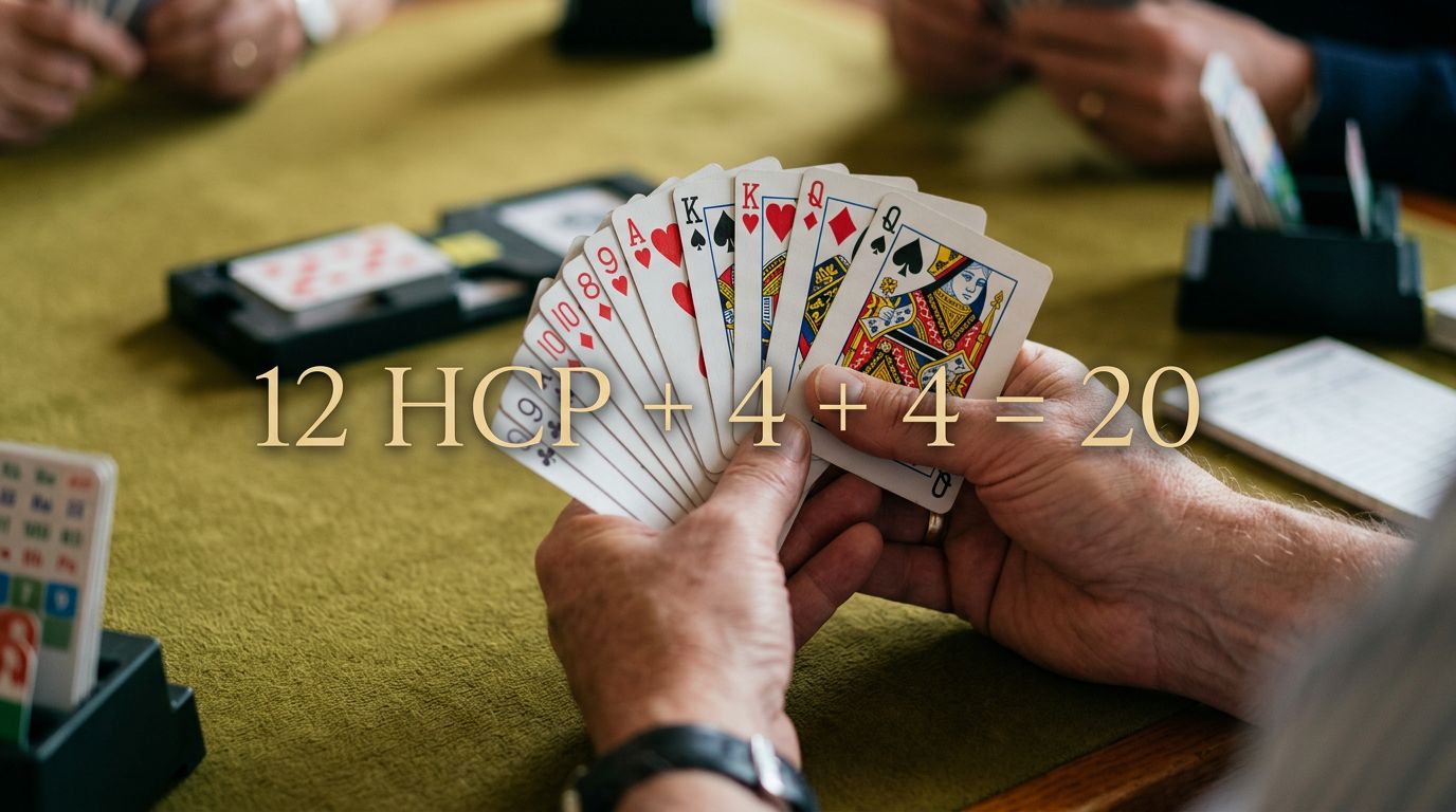 Master the Rule of 20 for smarter opening bid decisions. Add HCP plus length in your two longest suits, if it's 20 or...